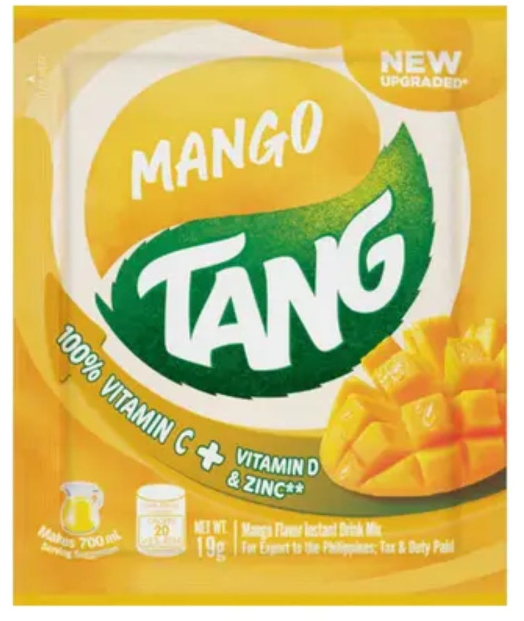 TANG ORANGE MANGO POWDERED JUICE LITRO 199/19G