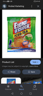 EIGHT O'CLOCK ICED TEA APPLE GREEN TEA 120/25G