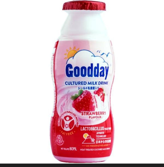 GOODDAY CULTURED MILK DRINK STRAWBERRY 40/80ML