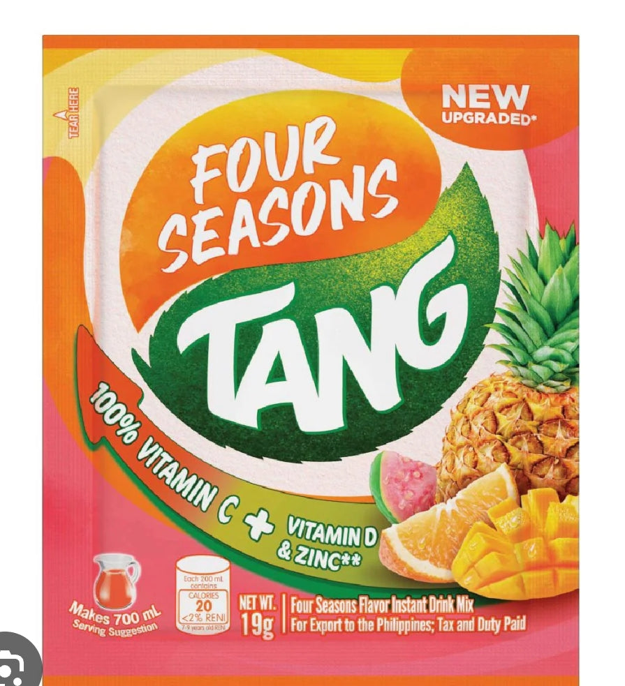 TANG FOUR SEASONS POWDERED JUICE LITRO 144/19G