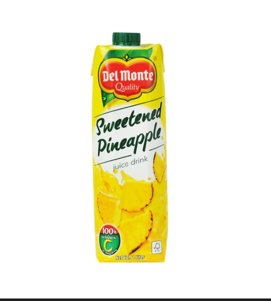 DEL MONTE PINEAPPLE JUICE SWEETENED 12/1L