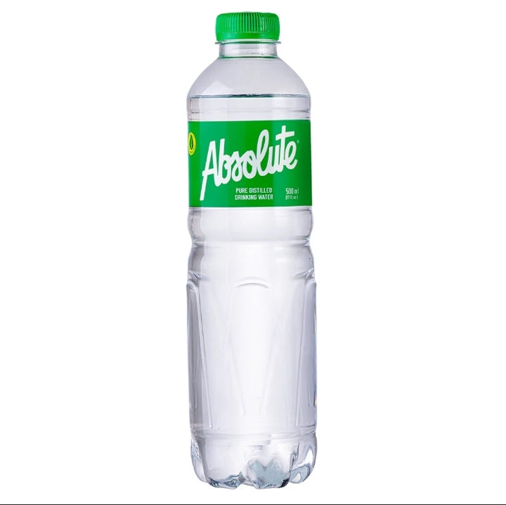 ABSOLUTE DISTILLED DRINKING WATER 24/500ML