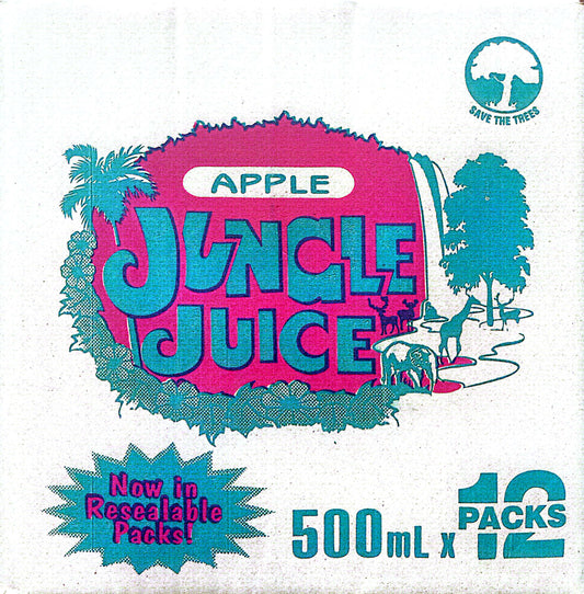 JUNGLE JUICE APPLE 12/500ML