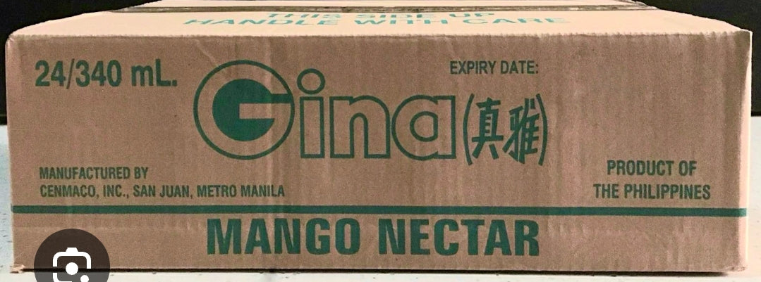 GINA MANGO NECTAR 24/340ML