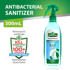 GREEN CROSS TOTAL DEFENSE ANTIBACTERIAL SANITIZER 12/300ML