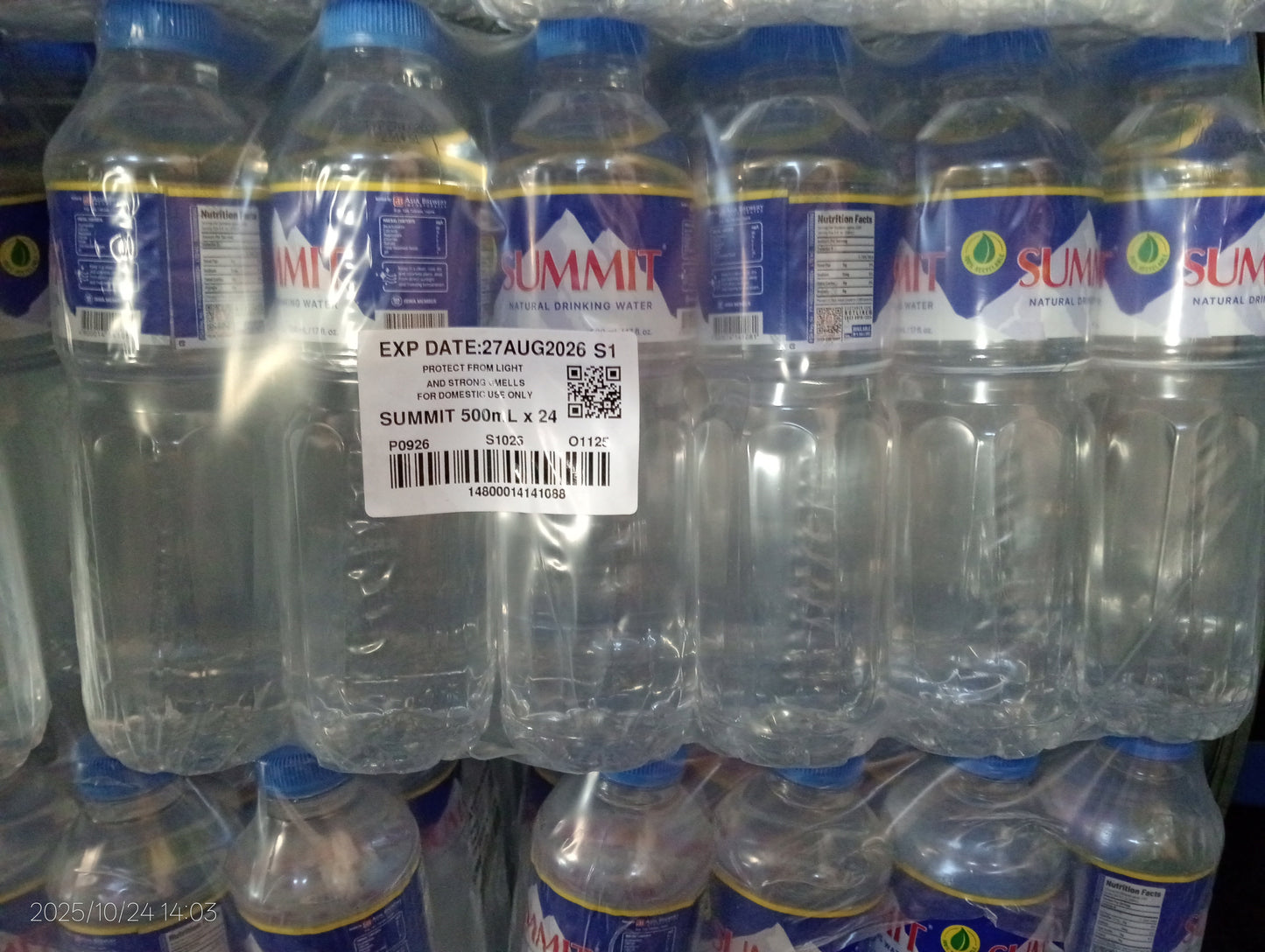 SUMMIT NATURAL DRINKING WATER 24/500ML