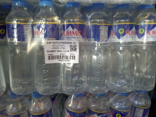SUMMIT NATURAL DRINKING WATER 24/500ML