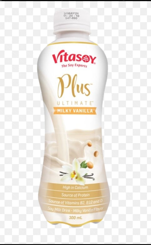 VITASOY SOY MILK DRINK VANILLA FLAVOR 24/300ML