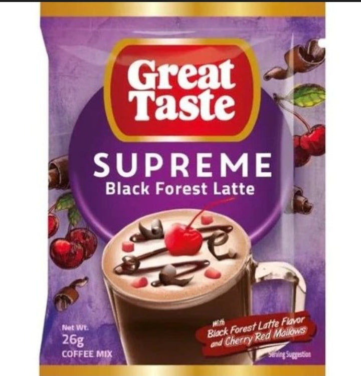 GREAT TASTE SUPREME BLACK FOREST LATTE 12/10/26G