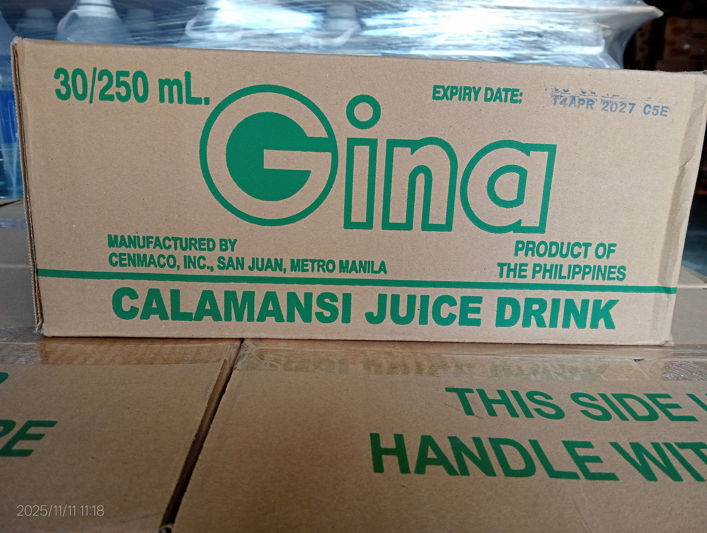 GINA CALAMANSI PULL TOP 30/250ML