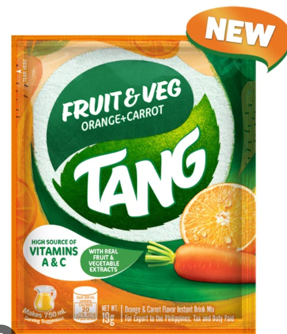 TANG ORANGE POWDERED JUICE LITRO 144/19G