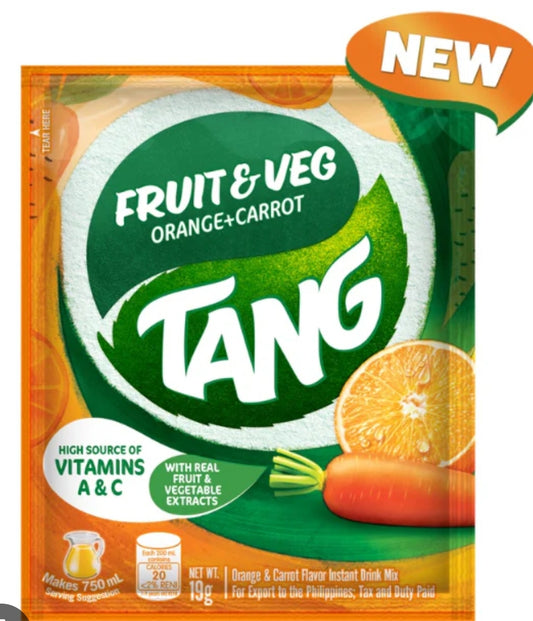 TANG ORANGE POWDERED JUICE LITRO 144/19G