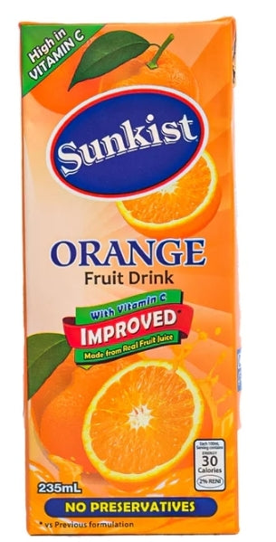 SUNKIST ORANGE JUICE 24/235ML