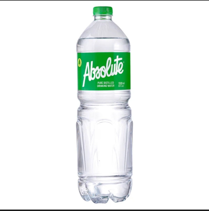 ABSOLUTE DISTILLED DRINKING WATER 12/1500ML