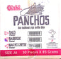 OISHI PANCHOS TORTILLA CHIPS BARBECUE FLAVOR 30/85G