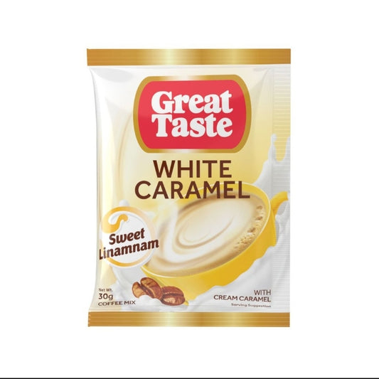 GREAT TASTE COFFEE 3IN1 WHITE CARAMEL 24/10/30G