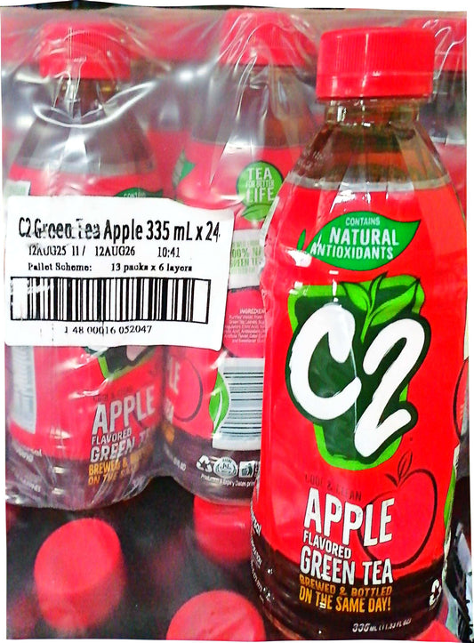 C2 COOL & GREEN TEA APPLE 24/355ML