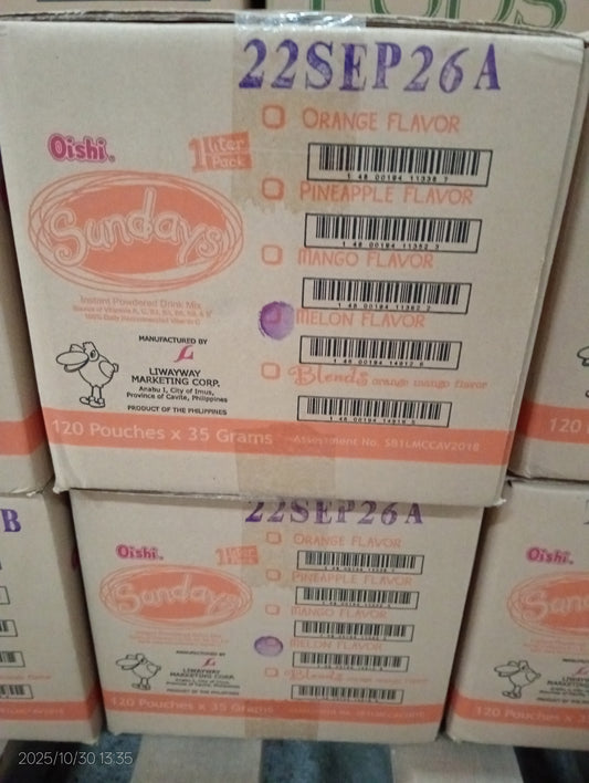 OISHI SUNDAYS MELON 120/35G